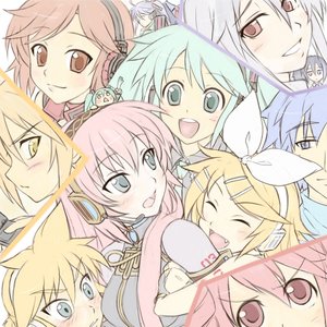 Hatsune Miku, Kagamine Rin, Megurine Luka 的头像