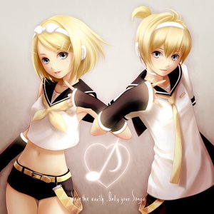 Изображение для 'Kagamine Rin & Kagamine Len'