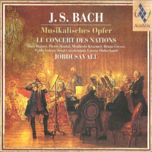 Musikalisches Opfer (Le Concert des Nations, feat. conductor: Jordi Savall) cover