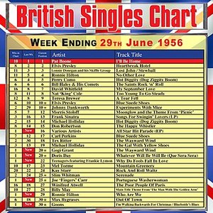 British Singles Chart - Week Ending 29 June 1956