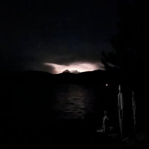 a flicker of something