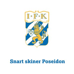 Snart Skiner Poseidon - Single