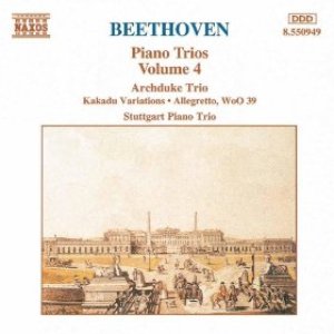 Beethoven: Archduke Trio / Kakadu Variations / Allegretto, Woo 39