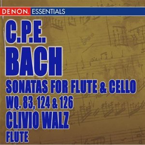 Carl Philip Bach: Sonatas for Flute Violoncello Wq. 83, 124 & 126