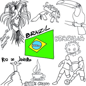 100% Brazil Coffee Lounge 2014 (Bonita Brasilia Chill Out Football Edition Mundial)