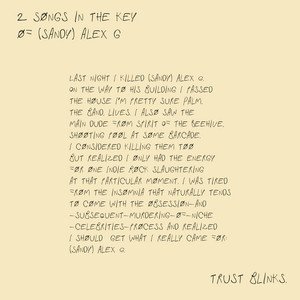 Two Songs in the Key of (Sandy) Alex G