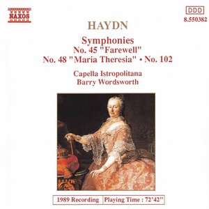 HAYDN: Symphonies, Vol. 4 (Nos. 45, 48, 102)