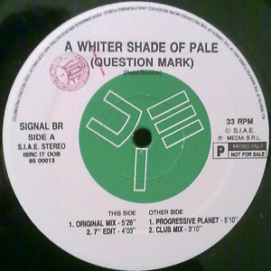 Question Mark - A Whiter Shade Of Pale / Question Of Honour - Zortam Music