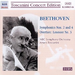 BEETHOVEN: Symhonies No. 2 and 4 (Toscanini)