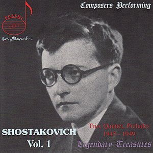 “Composers Performing: Shostakovich Vol. 1”的封面