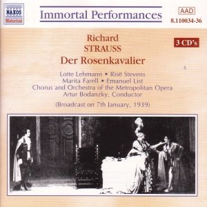 STRAUSS, Richard : Der Rosenkavalier (Lehmann / Stevens)