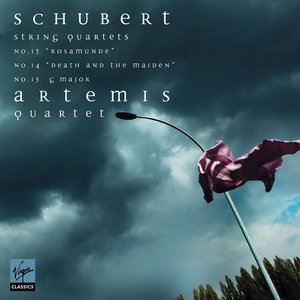 “Schubert String Quartets Rosamunde Death and the Maiden Quartet in G major”的封面