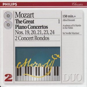 The Great Piano Concertos 1: Nos. 19, 20, 21, 23, 24 / 2 Concert Rondos