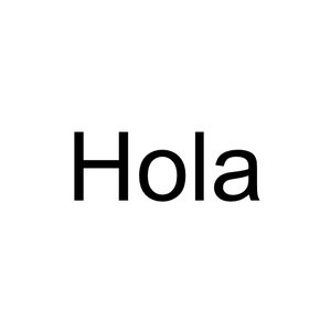 Bild für 'Hola'