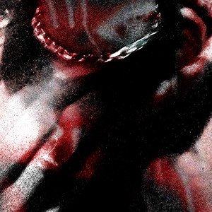 tear drops of blood.