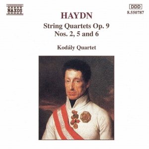 “HAYDN: String Quartets Op. 9, Nos. 2, 5 and 6”的封面