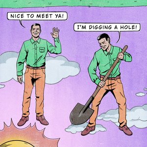 nice to meet ya! ~i'm digging a hole~