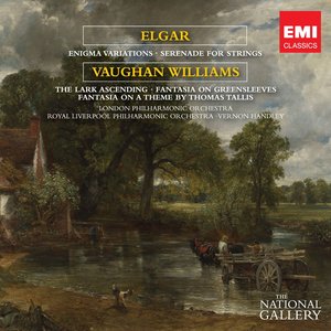 “Elgar Enigma Variations, Vaughan Williams The Lark Ascending (The National Gallery Collection)”的封面