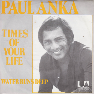 Times Of Your Life Paul Anka Getsongbpm