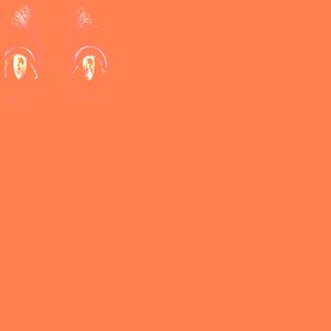 bright neon coral