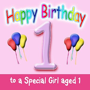 Happy Birthday (Girl Age 1)