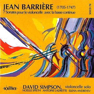 Image for 'Barriere: 7 Sonates pour le violoncelle avec la basse continue'
