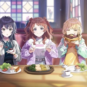 初星学園, 花海咲季, 月村手毬 & 藤田ことね 的头像
