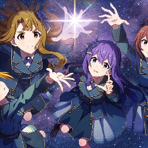 宮尾美也 (CV.桐谷蝶々)、望月杏奈 (CV.夏川椎菜)、舞浜 歩 (CV.戸田めぐみ)、横山奈緒 (CV.渡部優衣) 的头像