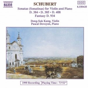 Bild för 'SCHUBERT: Sonatas (Sonatinas) for Violin and Piano'