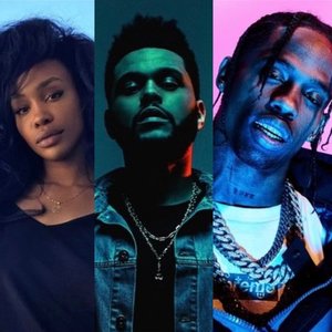 Imagem de 'SZA, The Weeknd, Travis Scott'