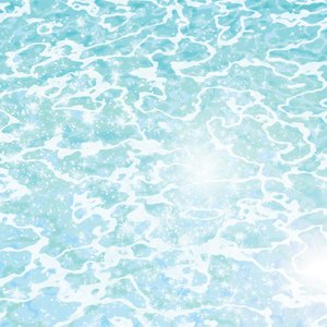 water blue indigo - Single