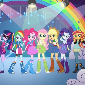 Sunset Shimmer, Twilight Sparkle, Pinkie Pie, Rainbow Dash, Fluttershy, Rarity & Applejack 的头像