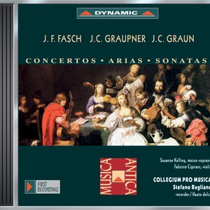 Image for 'Fasch / Graupner / Graun: Recorder Sonatas and Concertos'