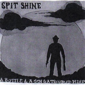 a bottle, and a gun, and a troubled mind