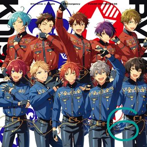 流星隊 ✕ Knights/守沢 千秋(CV.帆世 雄一)、深海 奏汰(CV.西山 宏太朗)、南雲 鉄虎(CV.中島 ヨシキ)、高峯 翠(CV.渡辺 拓海)、仙石 忍(CV.新田 杏樹)、朱桜 司(CV.土田 玲央)、月永 レオ(CV.浅沼 晋太郎)、瀬名 泉(CV.伊藤 マサミ)、朔間 凛月(CV.山下 大輝)、鳴上 嵐(CV.北村 諒) 的头像
