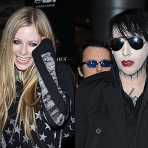 'Avril Lavigne; Marilyn Manson' için resim