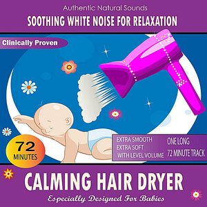 Calming Hair Dryer (Especially Designed For Babies)
