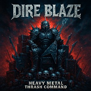 “HEAVY METAL THRASH COMMAND”的封面