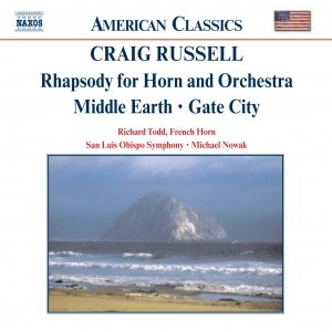 Изображение для 'RUSSELL: Rhapsody for Horn and Orchestra / Middle Earth'