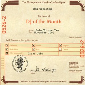 DJ of the Month: Bob Ostertag Solo, Vol.2