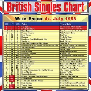 British Singles Chart - Week Ending 4 July 1958