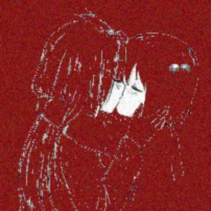 an angel's red wrist