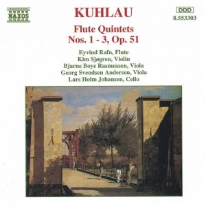 “KUHLAU: Flute Quintets Op. 51, Nos. 1- 3”的封面