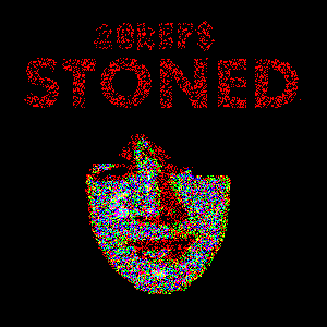 stoned