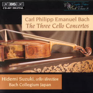 The Three Cello Concertos (Bach Collegium Japan, feat. conductor/cello: Hidemi Suzuki) cover