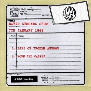 David Symonds Show [7th January 1969]