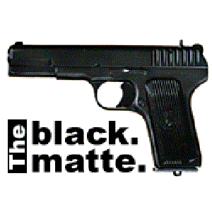 The black. The matte.