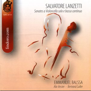 Salvatore Lanzetti Sonatas For Solo Cello And Basso Continuo