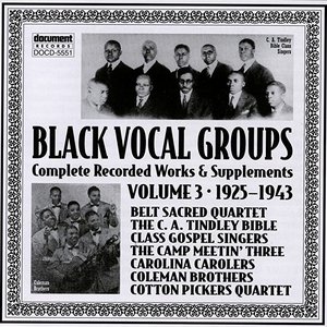 Black Vocal Groups Vol. 3 (1925-1943)