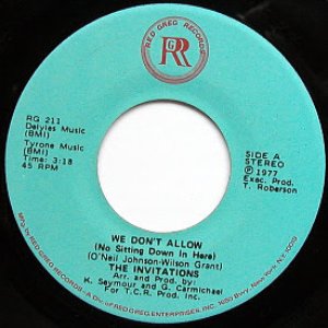 We Don't Allow (No Sitting Down In Here) / Funky Road